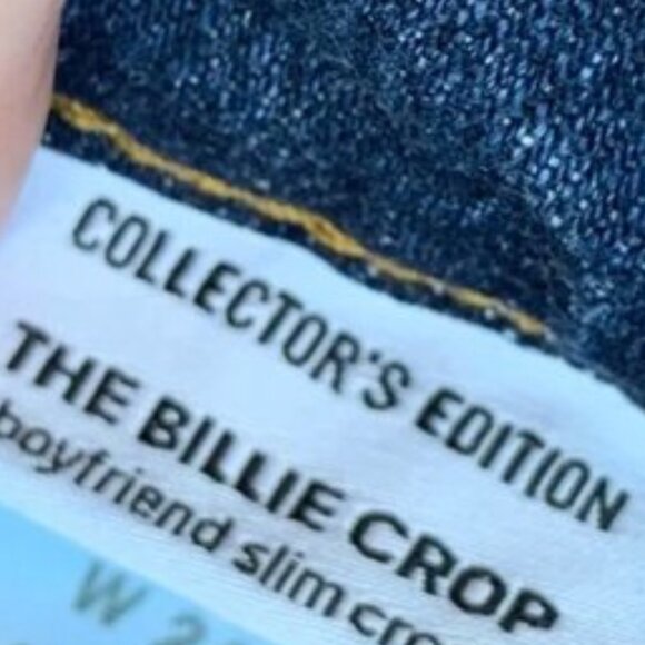 Revolve Joe's Jeans Jeans Straight leg Billie Slim Crop Distressed Denim Size 28 - Picture 10 of 15